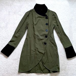 Venus Army Green Sweater Jacket